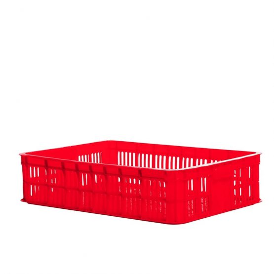 Perforated plastic crate 1T5