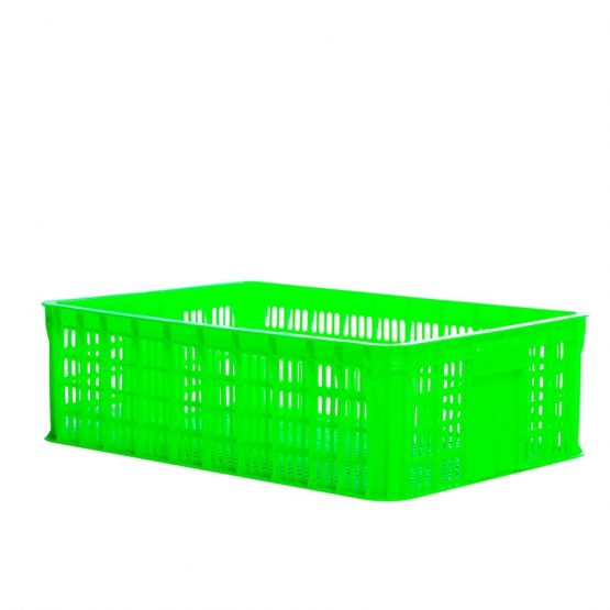 Perforated plastic crate 1T9